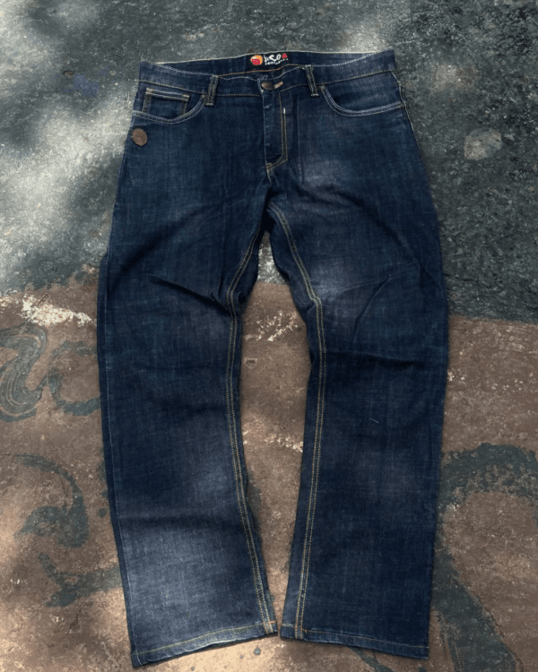 Hysteric Glamour × Japanese Brand × PPFM Jizo‑Bosatsu Sukajan Skull Denim Jeans - Image 2