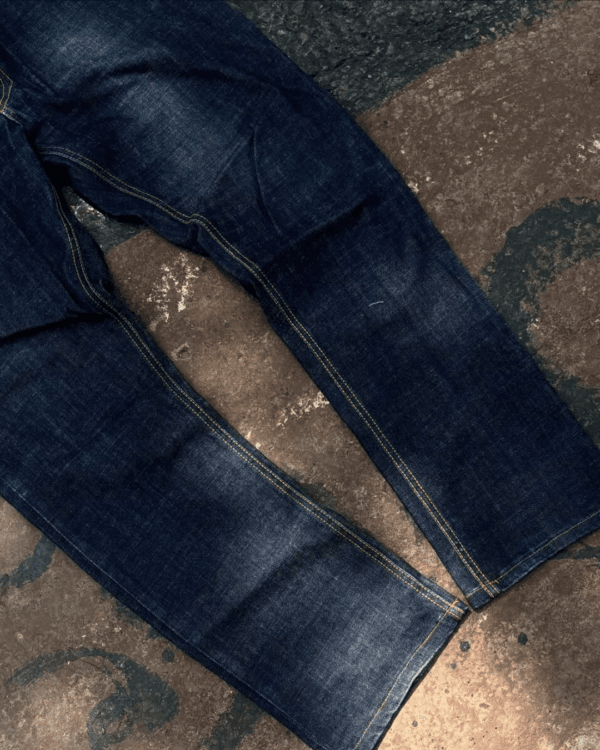 Hysteric Glamour × Japanese Brand × PPFM Jizo‑Bosatsu Sukajan Skull Denim Jeans - Image 6