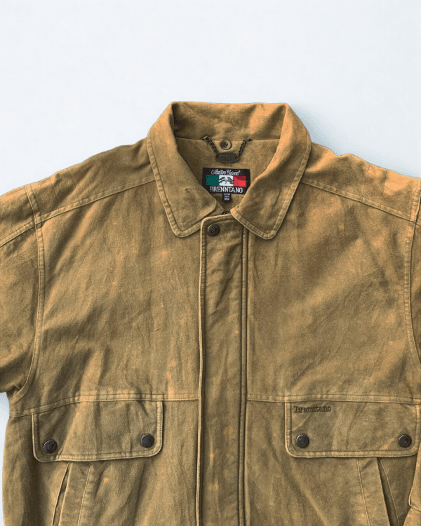 BRENNTANO ITALIAN CASUAL SUEDE BARN JACKET - Image 3