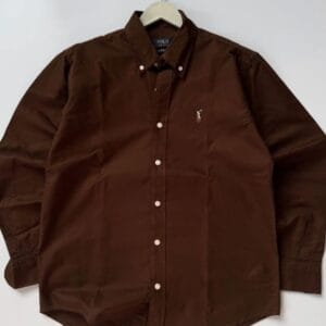 Polo Ralph Lauren Oxford Shirt — Chocolate Brown Classic