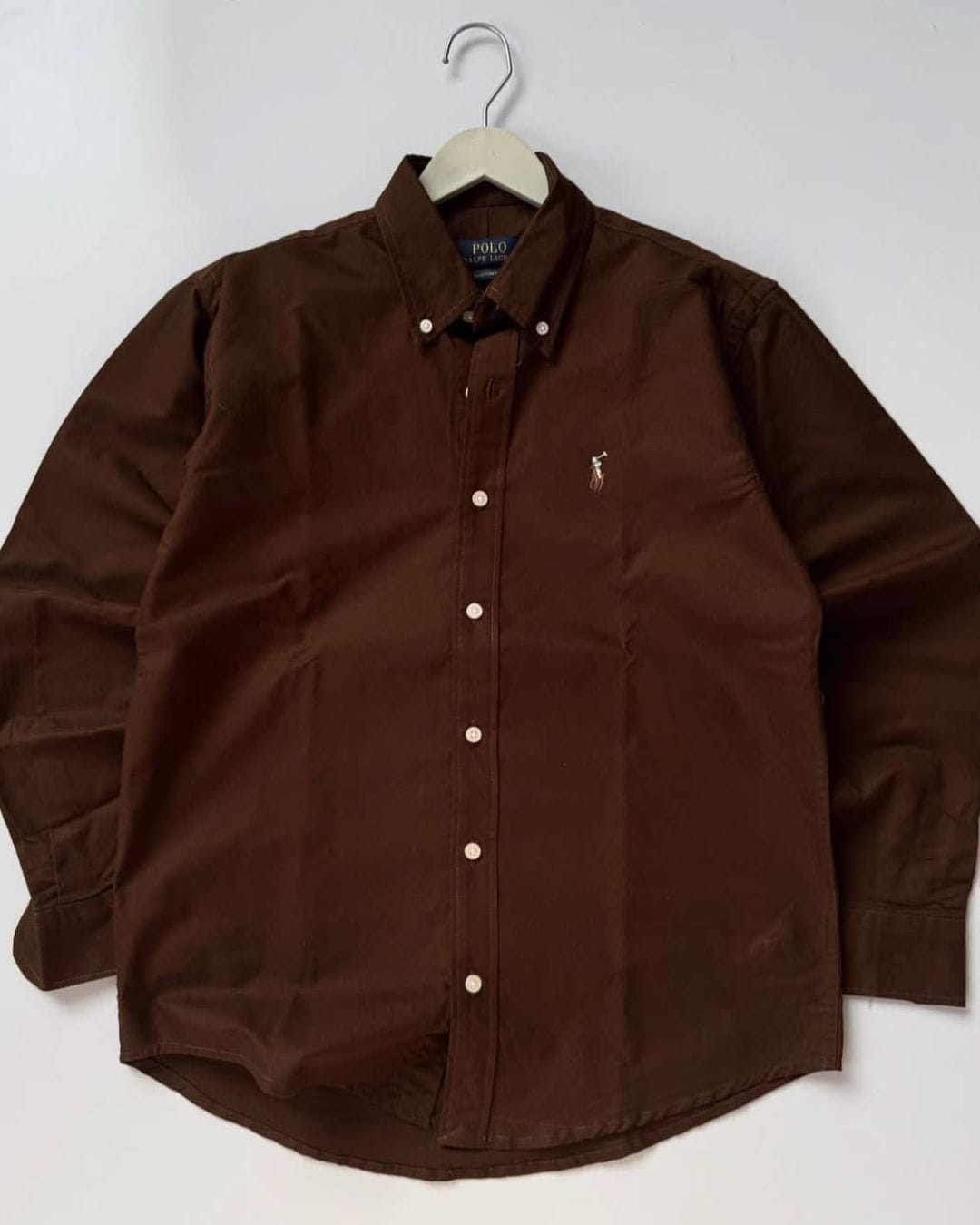 Polo Ralph Lauren Oxford Shirt — Chocolate Brown Classic