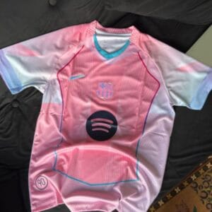 Nike FC Barcelona Jersey — Gradient Pink Spotify Edition