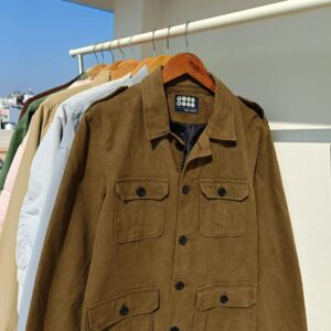 Corduroy Overshirt Jacket – Classic Brown