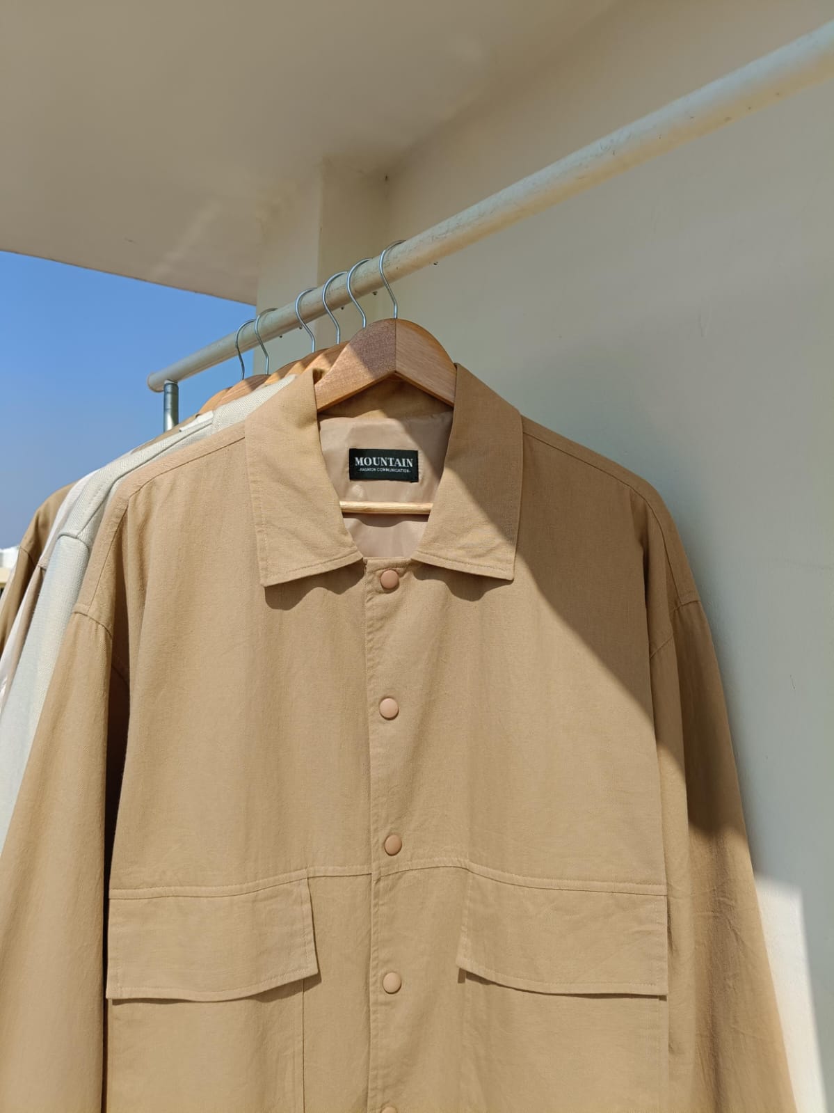 Tan Overshirt Jacket